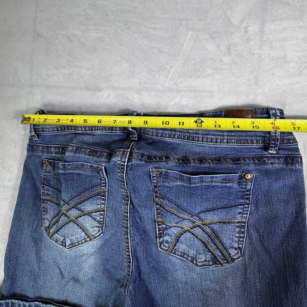 WallFlower Bootcut Jeans‎ Blue Denim Insta Stretch Luscious Curvy Fit Retro 15 - Picture 16 of 16